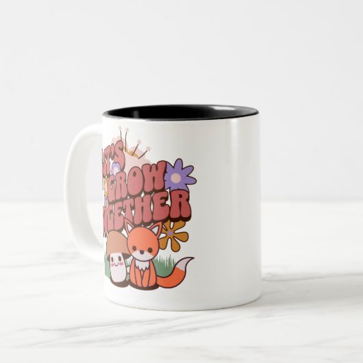 Das Wachstum lassend Zweifarbige Tasse (Vorderseite Links)