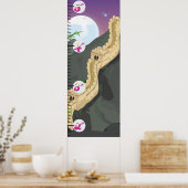 Das Wachstumsplan der Großen Mauer der China Poster (Küche)