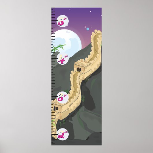 Das Wachstumsplan der Großen Mauer der China Poster (Vorne)