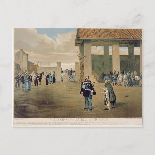 Das Waffenstillstand von Vignale Postkarte (Vorderseite)
