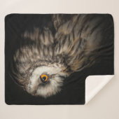 Das wahnsinnige Auge | Owl Lovers Gift Sherpadecke (Vorderseite (Horizontal))