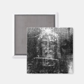 Das wahre Gesicht Jesu Magnet (Vorderseite/Rückseite)