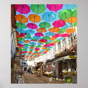 Das wahre Portugal - Agueda Umbrella Sky Poster