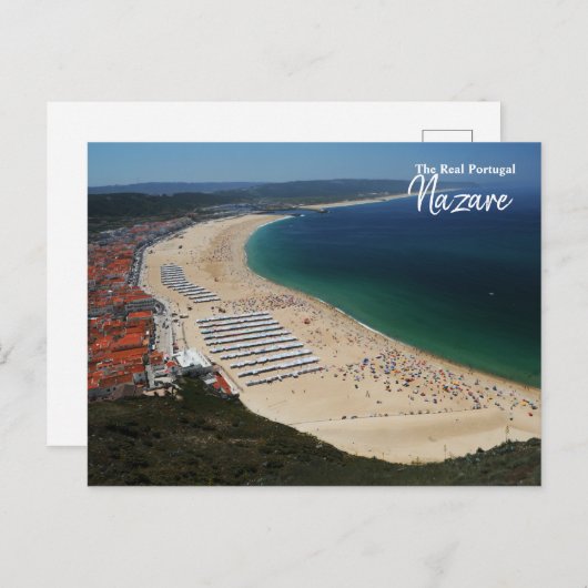 Das wahre Portugal - die Nazare Postkarte (Vorne/Hinten)