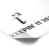 Das wahrhaft halten fotodruck (Ecke)