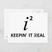 Das wahrhaft halten postkarte (Vorne/Hinten)