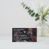 Das Wahrsager-Detail durch Longhi Pietro Visitenkarte (Stehend Vorderseite)