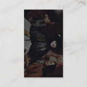 Das Wahrsager-Detail durch Longhi Pietro Visitenkarte (Rückseite)