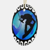 DAS WAKEBOARD GEFÜHL KERAMIK ORNAMENT (Links)