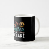 Das Wakeboard-Leben am See ist besser Kaffeetasse (VorderseiteRechts)