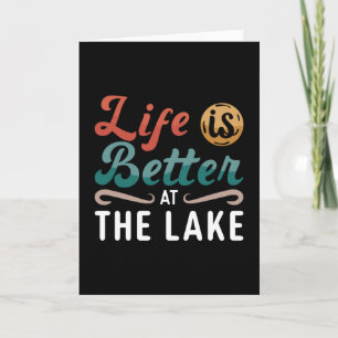 Das Wakeboard-Leben am See ist besser Karte