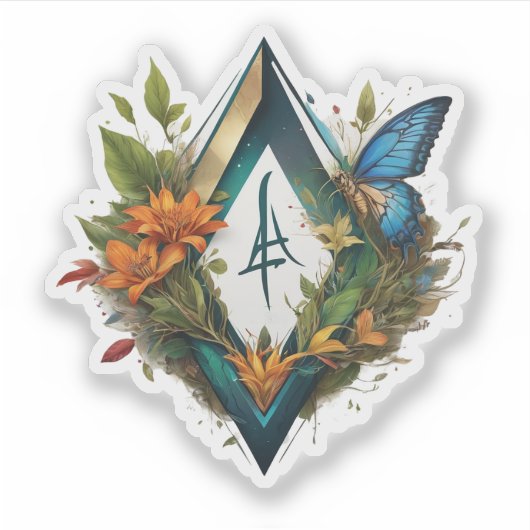 das Waldlied-2 Aufkleber (Vorderseite)