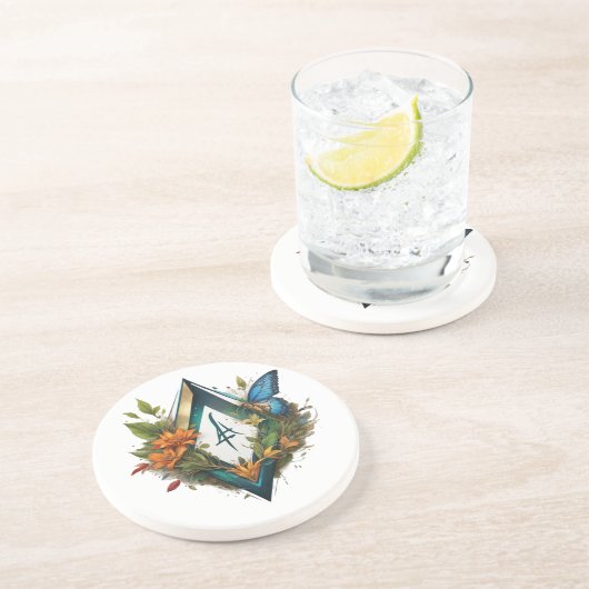 das Waldlied-2 Getränkeuntersetzer (Seite)