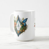 das Waldlied-2 Kaffeetasse (Vorderseite Links)