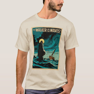 Das Walker auf den Wellen T-Shirt 