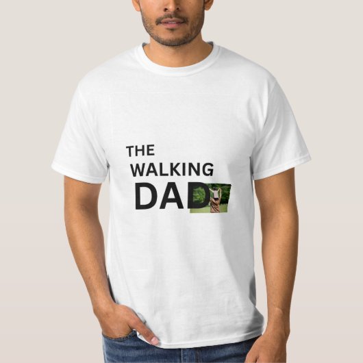 Das Walking-Dad-Design-T-Shirt T-Shirt (Vorderseite)