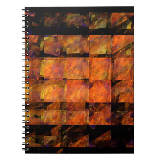 Das Wall Abstrakt Art Notebook Notizblock (Vorderseite)
