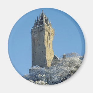 Das Wallace-Monument Stirling Schottland im Winter Magnet