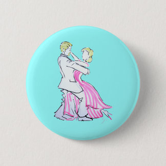 Das Walzer-Tänzer-Grafikdesign Button
