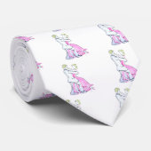 Das Walzer-Tänzer-Grafikdesign Krawatte (Gerollt)