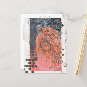 Das Wandress Mixed-Media-Poster Postkarte