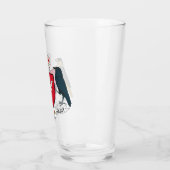 Das Wappen der Isle of Man Glas (Links)