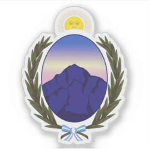 Das Wappen der Provinz La Rioja, Argentinien Aufkleber