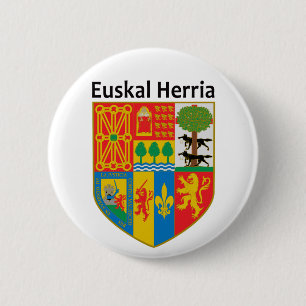 Das Wappen des Baskenlands (Euskal Herria), Button