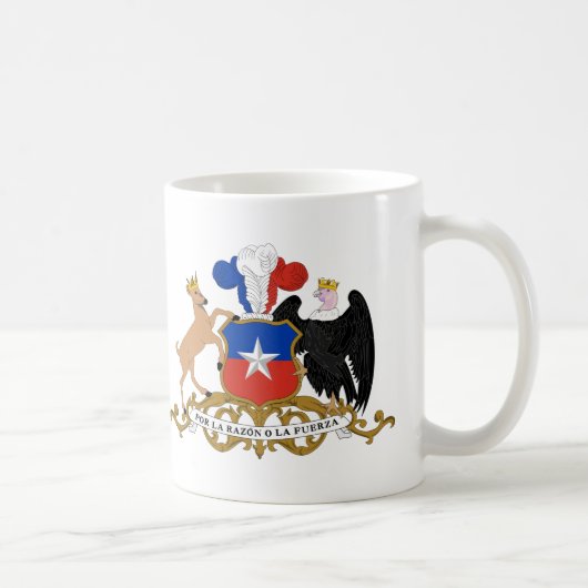 Das Wappen des Chilen Tasse (Rechts)