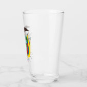 Das Wappen des Ecuador-Glases Glas (Links)