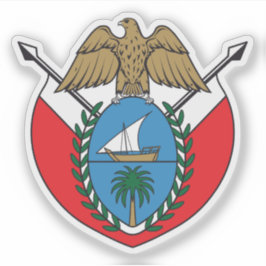 Das Wappen Dubais Aufkleber