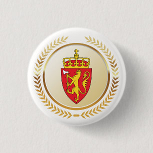 Das Wappen Norwegens Button