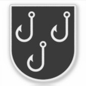 Das Wappen von Emmen, Schweiz Aufkleber (Vorderseite)