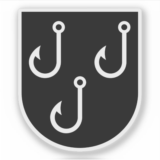 Das Wappen von Emmen, Schweiz Aufkleber (Vorderseite)