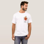 Das Wappen von Papst Benedikt XVI. T-Shirt (Vorne ganz)
