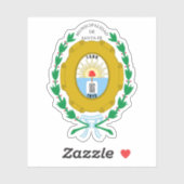 Das Wappen von Santa Fe, Argentinien Aufkleber (Blatt)