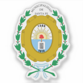 Das Wappen von Santa Fe, Argentinien Aufkleber