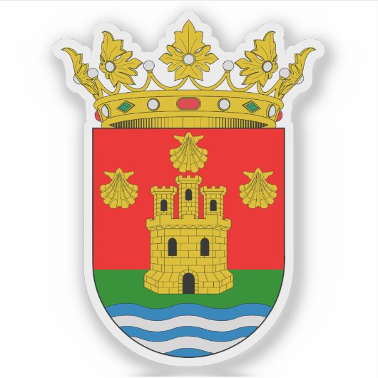 Das Wappen von Santiago del Estero, Argentinien Aufkleber (Vorderseite)