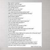 Das war alles, was sie vom Büro sagte Poster (Vorne)