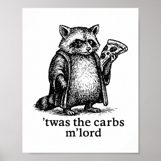 Das war das Carbs Mlord Meme Geschenk Männer Fraue Poster (Vorne)