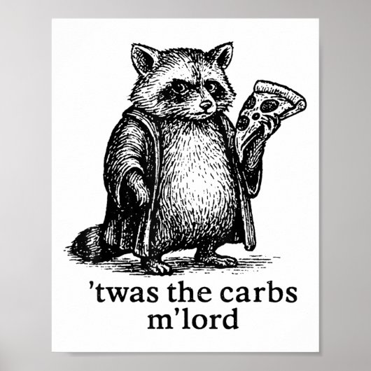 Das war das Carbs Mlord Meme Geschenk Männer Fraue Poster (Vorne)
