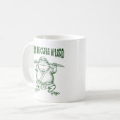 Das war das Carbs M'Lord mittelalterliche Frosch M Kaffeetasse (Vorderseite Links)