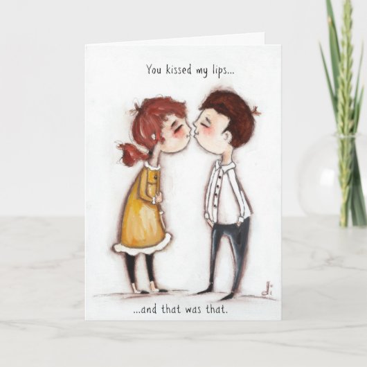 Das war das - Valentine Feiertagskarte (Vorderseite)