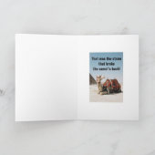 Das war der Strohhalm, der das Kamel in den Rücken Karte (Innenseite)