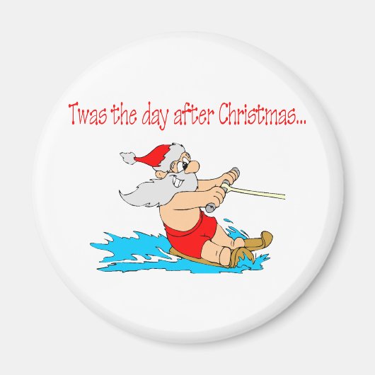 Das war der Tag nach Weihnachten Magnet (Vorne)