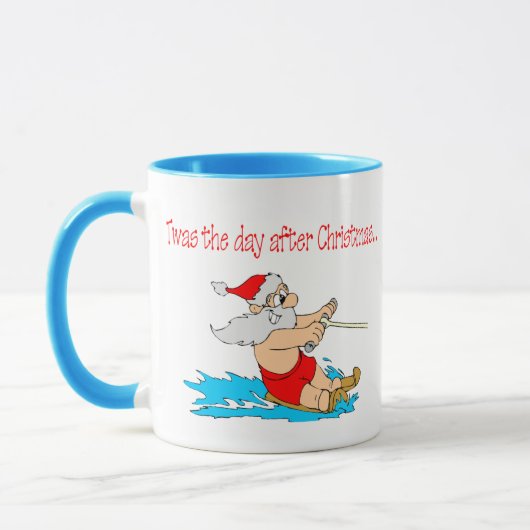 Das war der Tag nach Weihnachten Tasse (Links)