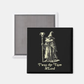 Das war der Tism Mlord Funny Frog Wizard Meme Auti Magnet (Vorderseite/Rückseite)