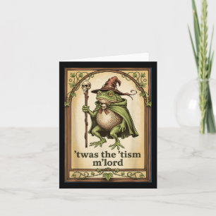 Das war der Tism Mlord Wizard Frog Autismus Karte