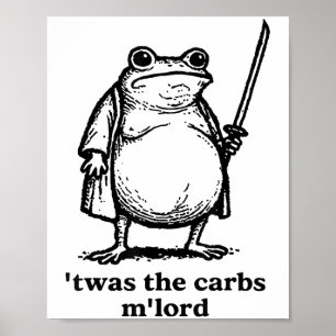 Das war der Tismus Mlord mittelalterlicher Ritter  Poster