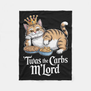Das war die Carbs Mlord Funny Katze mit Krone für Fleecedecke